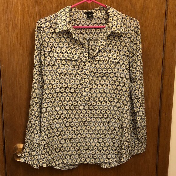 Ann Taylor half placket blouse - Picture 1 of 3